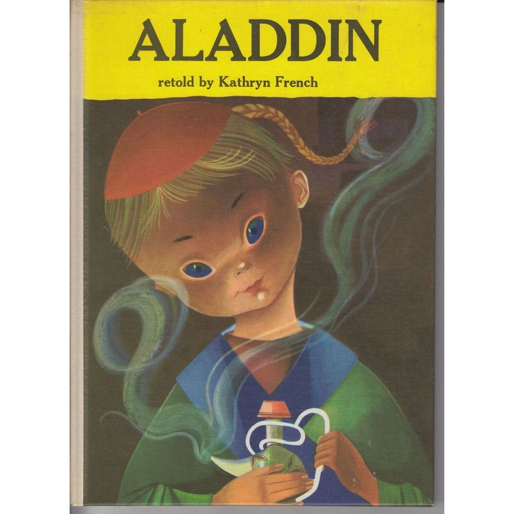 Alladin Retold by Kathryn French 1965 Holly Story Book Library (Vintage) (Hardco